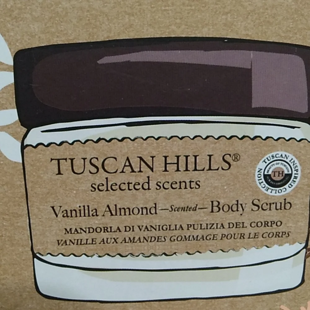 FINAL SALE! NWT Tuscan Hills Vanilla Almond Lotion, Body Butter, Scrub, Wash